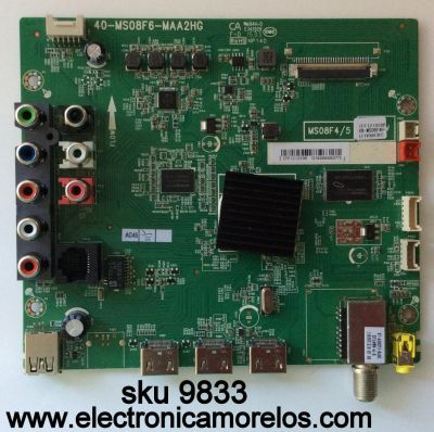 MAIN / TCL IFF1201059B / V8-MS08F4H-LF1V004(H7) / MS08F4/5 40-MS08F6-MAA2G	