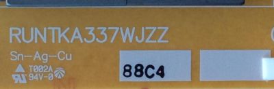 BACKLIGHT INVERSOR / SHARP RUNTKA337WJZZ / MODELO LC-65D64U / PANEL LK645D3LZ40V	 - Imagen 2