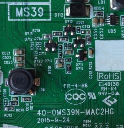 MAIN / TCL IFF123461D / T8-40LA02-MA11 / V8-0MS39HN-LF1V015 / 40-0MS39N-MAC2HG / MS39 / MODELO 40''	 - Imagen 2