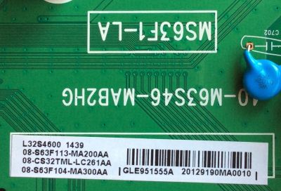 MAIN / TCL V8-6328L18-LF1V003 (G4) / GLE951555A / 08-S63F113-MA200AA / 08-CS32TML-LC261AA / 08-S63F104-MA300AA / 40-M63S46-MAB2HG / MS63F1-LA	 - Imagen 2