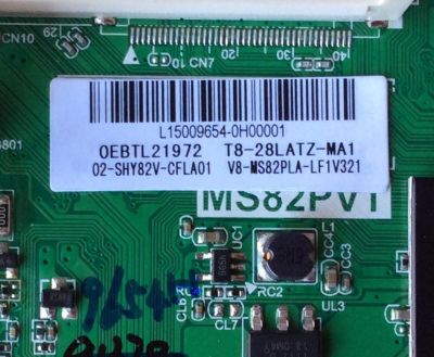 MAIN /TCL L15009654 / OEBTL21972 / T8-28LATZ-MA1 / 02-SHY82V-CFLA01 / V8-MS82PLA-LF1V321 / MS82PVT / TP.MS18VG.PB77 / MODELO DE 28''	 - Imagen 2