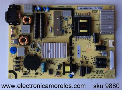 FUENTE DE PODER / TCL 81-PE501C5-PL290AA / 40-E501C4-PWF1XG / PE501C4 / PE401C4	