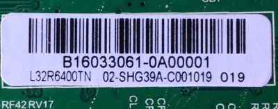 MAIN FUENTE PARA TV DAEWOO B16033061 / TP.MS3393T.PB79 / 02-SHG39A-C001019 / 3MS3393X-2 / MODELO L3R6400TN  - Imagen 3