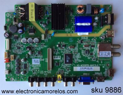 MAIN FUENTE PARA TV TCL / NUMERO DE PARTE IDE121757A / V8-M306GCB-LF1V005 / 40-M306PB-MAE2LG / MS306PB	