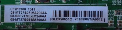 MAIN PARA TV TCL / NUMERO DE PARTE GLE950651C / 40-MT2700-MAB2LG / MT27 / V8-OMT2705-LF1V048 / V8-0MT2705-LF1V048 / 08-MT27S07-MA200AA / 08-SS32TML-LC246AA / 08-MT27S04-MA300AA / MODELO L32F3300 - Imagen 3
