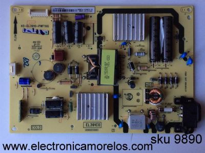 FUENTE DE PODER  TV.   NUMERO DE PARTE 81-EL391C0-PL290AA  / MODELOS  TCL L42A71C / L40A710C / D42A261 / 81-EL391C0-PL290AA / 40-EL3910-PWF1XG / EL391C0 / Thomson 40FZ5533W 