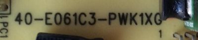 FUENTE DE PODER / TCL81-PE061C3-PLE290SA / 40-E061C3-PWK1XG / PE061C3 / MODELO L32E5300A	 - Imagen 3