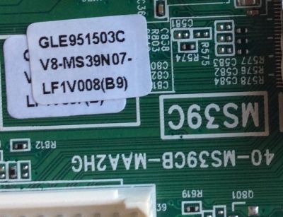 MAIN / TCL V8-MS39N07-LF1V008(B9) / GLE951503C / V8-MS39N07-LF1V008(B9) / 08-MS39C03-MA200AA / 08-SS40TML-LC246AA / 08-MS39C2-MA300AA / 40-MS39CB-MAA2HG / MS39C	 - Imagen 2
