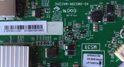 MAIN /TCL V8-0MS39HM-LF1V007(H5)/GFE952138I / V8-OMS39HM-LF1V007(H5) / 40-0MS39N-MAC2HG /MS39	 - Imagen 2