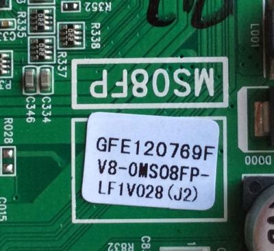 MAIN  FUENTE (COMBO) PARA TV TCL  NUMERO DE PARTE  V8-0MS08FP-LF1V028  / GFE120769F / V8-OMS08FP-LF1V028(J2) / 40-MS08FP-MAC2HG / MS08FP / L32D2740 - Imagen 2