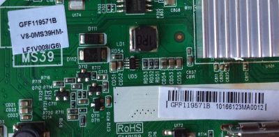 MAIN / TCL V8-0MS39HM-LF1V008(G6) / GFF119571B / V8-OMS39HM-LF1V008(G6) / 40-0MS39N-MAC2HG / MS39	 - Imagen 2