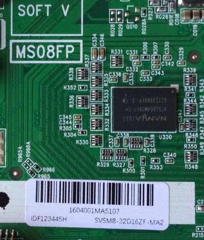 MAIN FUENTE (COMBO) PARA TV HKPRO / NUMERO DE PARTE SVSM8-32D16ZF-MA2 / 40-MS08FP-MAC2HG / MS08FP / IDF123445H / MODELO HKP32SM5 - Imagen 2