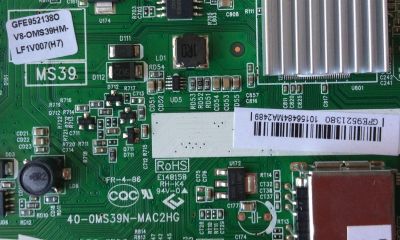 MAIN / TCL V8-OMS39HM-LF1V007(H7)/ GFE952138O / V8-0MS39HM-LF1V007(H7) / MS39 / 40-0MS39N-MAC2HG	 - Imagen 2