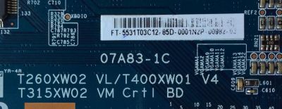 T-CON / SONY 1-857-137-11 / 55.31T03.C12 / 5531T03C12 / 55.07A83.003 / 5507A83003 / 07A83-1C / MODELO KDL-32M4000	 - Imagen 2