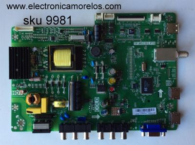 MAIN FUENTE  TCL L14030465 / GLE951019C / 02-SHY39P-CHLA01T / V8-MS39303-LF1V088 / TP.MS3393.P78 / MODELO 32''	