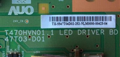 LED DRIVER / LG 55.47T04.D02 / 5547T04D02 / T470HVN01.1 / 47T03-D01 / MODELO 47"	 - Imagen 2