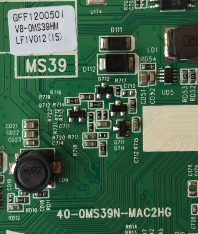 MAIN PARA TV TCL GFF120050I / V8-0MS39HM-LFIV012(I5) / 40-0MS39N-MAC2HG / V8-OMS39HM-LFIV012(I5) / MS39	 - Imagen 2