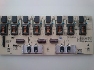 BACKLIGHT INVERSOR ESCLAVO PARA TV SHARP / RUNTKA529WJN1 / 299532400 / 2995324002  / DAC-60T018 BF / MODELOS LC-52E77U / LC-52SB57U / LC-52SB57UN / LC-C5277UN / LC-52E77UN / LC-52D85UN