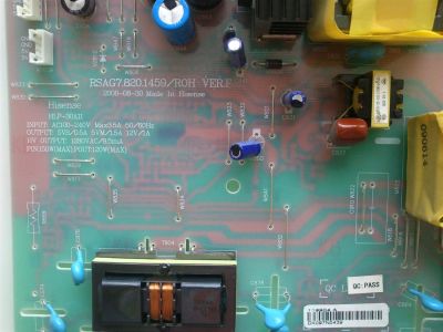 FUENTE DE PODER / BACKLIGHT INVERSOR  ELEMENT RSAG7.820.1459 MODELO ELCHW321ELCHS322 - Imagen 2