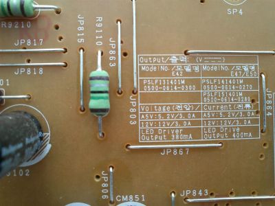 FUENTE DE PODER / VIZIO 0500-0614-0300 / PSLF131401M / 050006140300 / 0500-0614-0300R / PANEL LC420DUG (JF)(R1) / MODELOS E420-A0 / E420I-A0 / E420D-A0 / E420-A0 LAQKNREP / E420-A0 LAQKNRGP / E420-A0 LAQKNRGQ / E420-A0 LATKNRGPM / E420-A0 LAUKNREP - Imagen 2