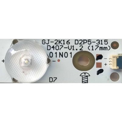 KIT DE LED'S PARA TV VIZIO ((INCOMPLETO SOLO 3 PIEZAS)) / NUMERO DE PARTE GJ-2K16-D2P5-315-D407-V1.2 / GJ-2K16 D2P5-315 D407-V1.2 / 210BZ07D043535C04D / ECLABRS2U500 / PANEL HV320FHB-N00 / MODELOS E32-D1 / D32-D1  LTTUUEAS / D32F-F1 - Imagen 3