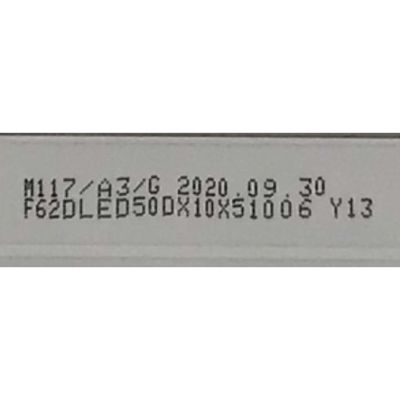 KIT DE LEDS ORIGINAL JENSEN 10 PIEZAS / NUMERO DE PARTE DLED50DX / DLED50DX 10X5 1006 / F62DLED50DX10X51006 / M114/A2/G / PANEL V500HJ4-Q01 C2 / MODELO JE5015 - Imagen 3