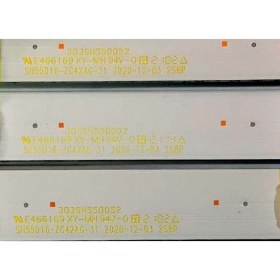 KIT DE LEDS PARA TV HISENSE ORIGINAL 9 PIEZAS / NUMERO DE PARTE SH55D16-ZC42AG-31 / 303SH550052 / 1248961 / JHD550X3U52-T1L7 / 2020082804 / L2_E5_CDM_S2(8)_V0.8D.10_UBW_8 / PANEL JHD550X3U52-T1L7\S0\FJ\GM\ROH / DISPLAY T550QVN10.2 / MODELOS 55U7G / 55U7H - Imagen 5