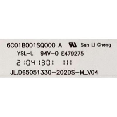 KIT DE LED'S PARA TV VIZIO ((12 PIEZAS)) / NUMERO DE PARTE JL.D65051330-202DS-M_V04 / JL.D65051330-202DS-M / 6C01B001SQ000 / PANEL V650DJB-E03 REV.C1MODELO M65Q6-J09 / M65Q6-J09 LIAIF8KX / M65Q6-J09 LINIF8KX - Imagen 3