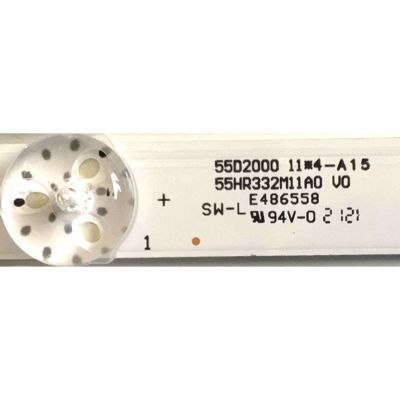 KIT DE LEDS ORIGINAL PARA TV LG 4 PIEZAS / NUMERO DE PARTE 55HR332M11A0 V0 / 4C-LB550T-HR19C / 55D2000 / 55D2000 11*4 / E486558 / PANEL LVU550LGDX E0212 / NC650TQG-ABKH1 / MODELO 55UP7000PUA / 55UP7000PUA.CWMYLH - Imagen 4