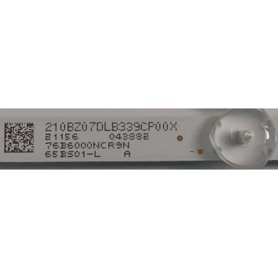 KIT DE LEDS PARA TV INSIGNIA ( 14 PZ ) / NUMERO DE PARTE LB-GM3030-GJBBY657X15 / LB-GM3030-GJBBY657X15-R-S / LB-GM3030-GJBBY657X15-L-S / PANEL TPT650WR-QVN07.U / MODELO NS-65F501NA22 / NS-65F501NA22 REV A - Imagen 6
