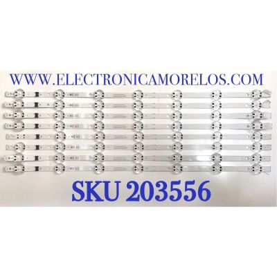 KIT DE LEDS PARA TV LG ( 8 PZ ) / NUMERO DE PARTE EAV65010501 / SSC_Y21_SLIM_TRIDENT_60UP80_Sharp_6_REV00 / E466169 / PANEL NC600TQG-VSKH1 / MODELO 60UP8000PUR / 60UP8000PUA.BUSMLKR