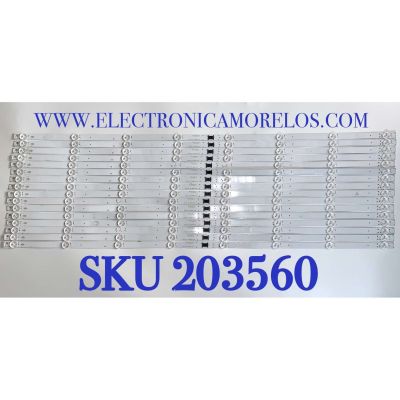 KIT DE LED'S PARA TV SONY ((16 PIEZAS)) / NUMERO DE PARTE LB8500H / LYX_LB8500H V0_00 / E469119 / 8500H00002 / 3E666 / PANEL YDBM085CNU11 / MODELO KD-85X85J / KD-85X85K 