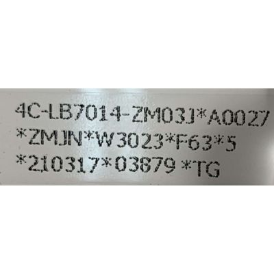 KIT DE LEDS PARA TV TCL ( 6 PZ ) / NUMERO DE PARTE 4C-LB7013-ZM03J / 4C-LB7014-ZM03J / GIC70LB03_3030F2.1D_V0.8_20200629 / GIC70LB04_3030F2.1D_V0.8_20200629 / E479275 / PANEL LVU700NDML / MODELOS 70S430 / 70S434 - Imagen 2