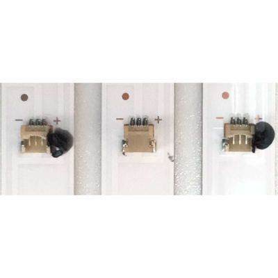 KIT DE LED'S PARA TV SEIKI ( 3 PZ ) / NUMERO DE PARTE DLED38.5DGXM-37X-0002 / 385VD7 / E493538 / MODELO SC-39HS950N / SC-39HS950N REV A - Imagen 4