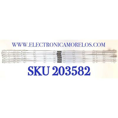 KIT DE LED'S PARA TV SONY ((6 PIEZAS)) / NUMERO DE PARTE SN50D2336 / SN50D2336 6X12(C) / 42WM6FC / MODELO XR-50X90J / XR50X90J