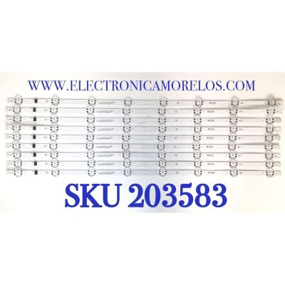 KIT DE LED'S PARA TV LG NANOCELL ((9 PIEZAS)) / NUMERO DE PARTE EAV65013801 / SSC_Y21_SLIM_TRIDENT_75NANO75_CSOT_S / SSC_Y21_SLIM_TRIDENT_75NANO75_CSOT_PTN0.6_REV00_210624 / PANEL NC750TQG-VCKP1 / MODELO 75NANO75UPA / 75NAN075UPA / 75NANO75UPA.BUSCLKR