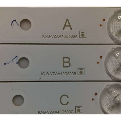 KIT DE LED'S PARA TV JVC ( 3 PZ ) / NUMERO DE PARTE 0981-0112-2114 / 0981-0112-2115 / 0981-0112-2116 / IC-C-VZAA40D500A / IC-C-VZAA40D500B / IC-C-VZAA40D500C / MODELO EM40NF5 / LC-40LE653U - Imagen 2