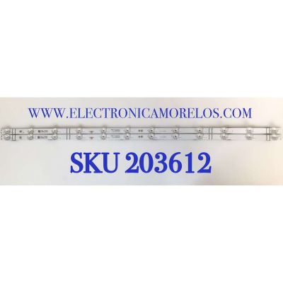KIT DE LEDS PARA TV HISENSE ORIGINAL 2 PIEZAS / NUMERO DE PARTE JL.D425C1330-003AS / JL.D425C1330-003AS-M_V03 / 1258685 / 43X1-2*12-20200322 / 20200322 / E469119 / PANEL JHD425X1F52-T0L1K1 / MODELOS 43H4000GM / 43H4030F3