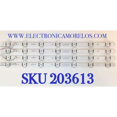 KIT DE LED'S PARA TV LG ( 4 PZ ) / NUMERO DE PARTE EAV64816501 / SSC_Y19_Trident_50UM73 / E469119 / 180705 / MODELO 50UN7300PUF / 50UN7300PUF.BUSSLJM / 50UN7300AUD / 50UN7000PUC / 50UN7000PUC.BUSSLJM / 50UN7000PUC.AUSSLJM