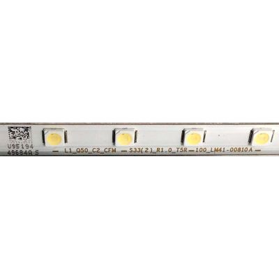 BARRA DE LED PARA TV SAMSUNG ((1 PIEZA)) / NUMERO DE PARTE BN96-49684A / LM41-00810A / BN61-16598A / 49684A / L1_Q50_C2_CFM / S33(2)_R1.0_T5R_100_LM41-00810A / PANEL CY-QA032HGCV1H / MODELOS QN32Q50RAFXZA / QN32Q60AAFXZA XA02 / HG32NJ690WFXZA - Imagen 4