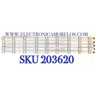 KIT DE LED'S PARA TV LG ( 5 PZ ) / NUMERO DE PARTE EAV65003601 / SSC_Y19.5_TRIDENT_65UM73 / MODELO 65UP7560AUD / 65UP7560AUD.BUSMLKR