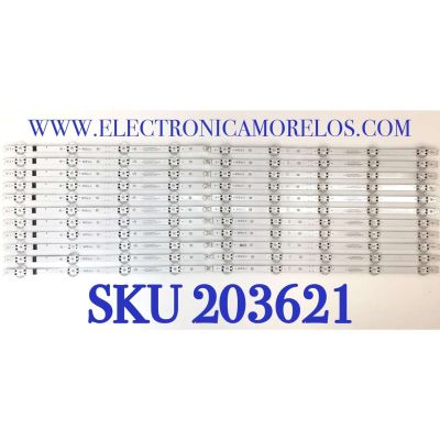 KIT DE LED'S PARA TV LG ( 22 PZ ) / NUMERO DE PARTE EAV65016901 / EAV65017001 / 86NANO75 / E466169 / PANEL NC860TQF-AAKP1 / MODELO 86NANO75UPA / 86NAN075UPA / 86NANO75UPA.BUSYLKR / 86NAN075UPA.BUSYLKR
