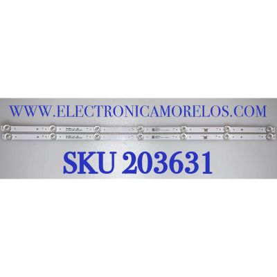 KIT DE LED'S PARA TV POLAROID ( 2 PZ ) / NUMERO DE PARTE JL.D31571330-170AS-M / JL.D31571330-170AS-M_V01 / 19AF432 / MODELO 32T2H B