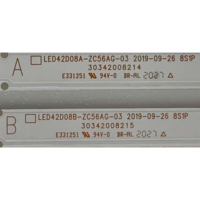 KIT DE LED'S PARA TV ( 3 PZ ) / NUMERO DE PARTE 30342008214 / 30342008215 LED42D08A-ZC56AG-03 / LED42D08B-ZC56AG-03 / E331251 - Imagen 4