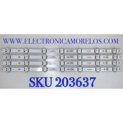 KIT DE LED'S PARA TV LG (4 PIEZAS) / NUMERO DE PARTE EAV65006001 / 50UN73_INX / LEDAZ_Y20_TRIDENT_50UN73_H / LEDAZ 50UN73 R1.0 200624 / E469119 / PANEL NC500DQG-VXHX7 / MODELOS 50UN73 / 50UP7560AUD / 50UP7560AUD.BUSJLJM