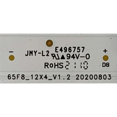 KIT DE LED'S PARA TV TCL ( 4 PZ ) / NUMERO DE PARTE 4C-LB6512-YH06J / 20200803 / E496757 / MODELO 65S433 - Imagen 2