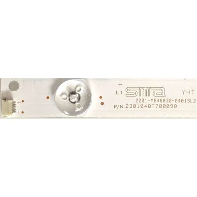 KIT DE LED'S PARA TV HITACHI ( 8 PZ ) / NUMERO DE PARTE 2301048F700090 / 2301048F700100 / 2201-MB48030-0401BR2 / 2201-MB48030-0401BL2 / MODELO 48K3 - Imagen 2