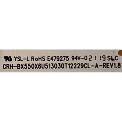 KIT DE LED'S PARA TV HISENSE (24 PIEZAS) / NUMERO DE PARTE SVH550F56-B / SVH550F56-A / CRH-BX550X6U513030T12229CL / HD550X6U51-2019122101 / E479275 / PANEL HD550X6U51-T1 / MODELO 55U8G / 55H8G / 55H9G / 55U8K / 55H9E - Imagen 4