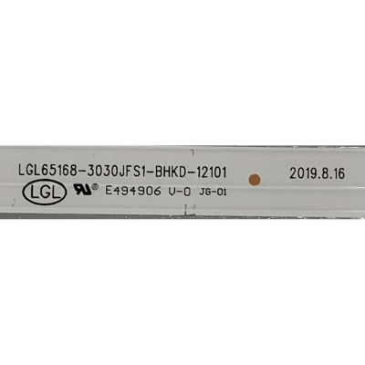 KIT DE LED'S PARA TV ( 16 PZ ) / NUMERO DE PARTE LGL65168-3030JFS1-BHKD-12101 / E494906 / BH-20255 - Imagen 2