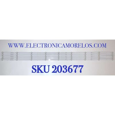 KIT DE LED'S PARA TV RCA ( 4 PZ ) / NUMERO DE PARTE JL.D55091330-296AS-M_V01 / 19AG630 / MODELO RTRU5527-US / RTRU5528-CA / E4SJ5518RKU